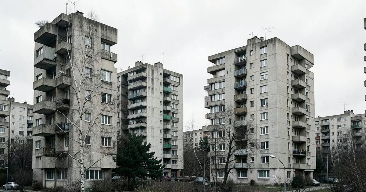 Immeubles collectifs des quartiers périphériques à Fréjus